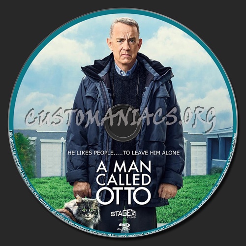 A Man Called Otto blu-ray label