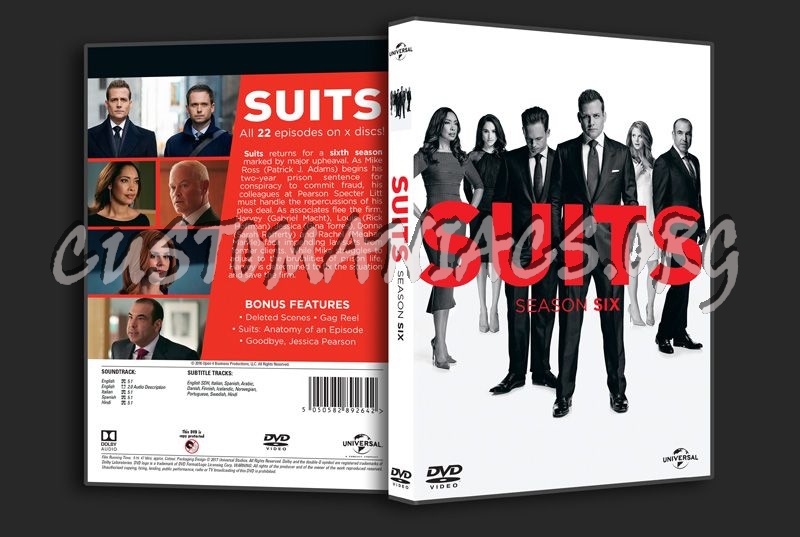 Suits Season 6 dvd cover