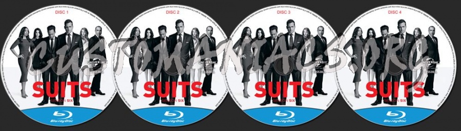 Suits Season 6 blu-ray label