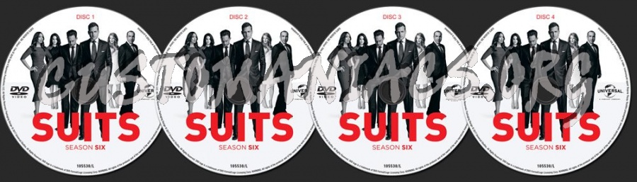 Suits Season 6 dvd label