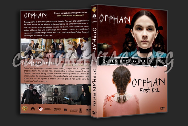 Orphan Double Feature dvd cover