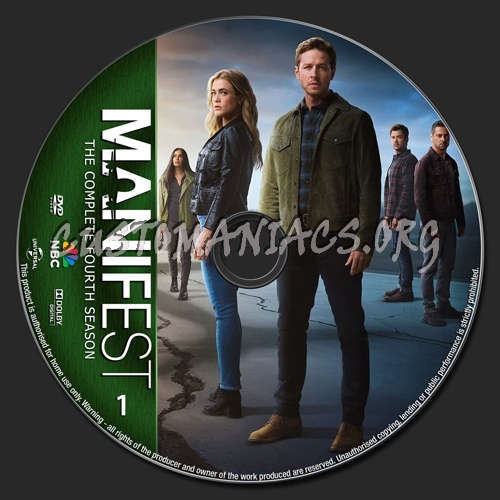 Manifest Season 4 dvd label