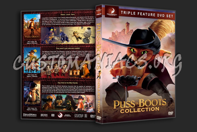 Puss in Boots Collection dvd cover