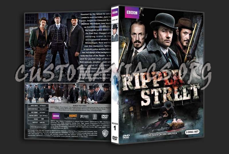 Ripper Street - The Complete Series (spanning spine) dvd cover