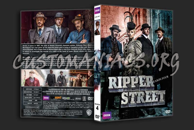 Ripper Street - The Complete Series (spanning spine) dvd cover