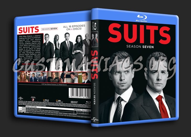 Suits Season 7 blu-ray cover