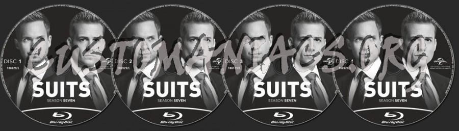 Suits Season 7 blu-ray label