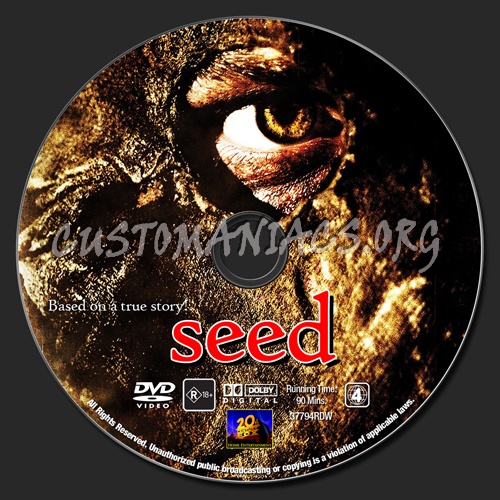 Seed dvd label