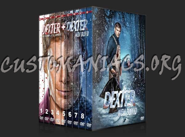 Dexter - The Complete Series (spanning spine) dvd cover