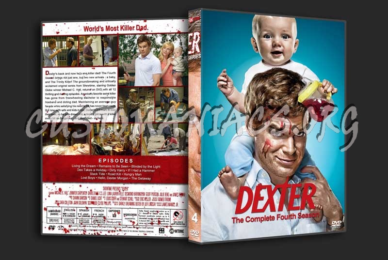 Dexter - The Complete Series (spanning spine) dvd cover