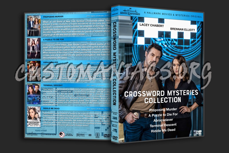 Crossword Mysteries Collection (5) dvd cover