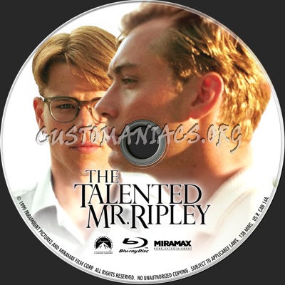 The Talented Mr Ripley (1999) blu-ray label