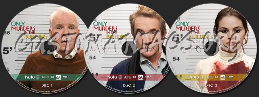 Only Murders In The Building - Season 2 dvd label