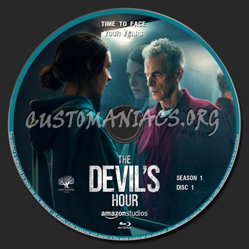 The Devil's Hour Season 1 blu-ray label