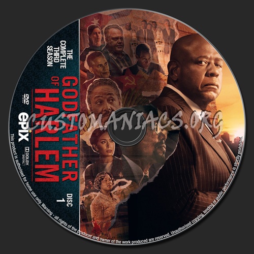 Godfather Of Harlem Season 3 dvd label