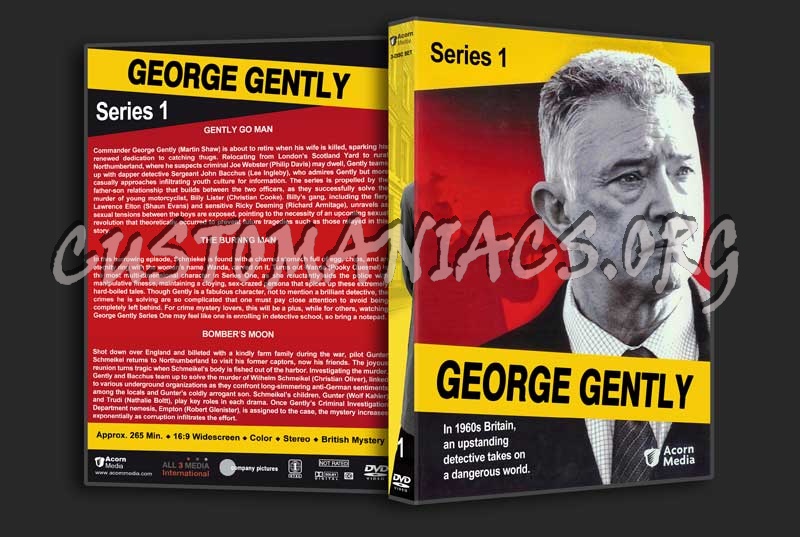 George Gently - The Complete Series (spanning spine) dvd cover