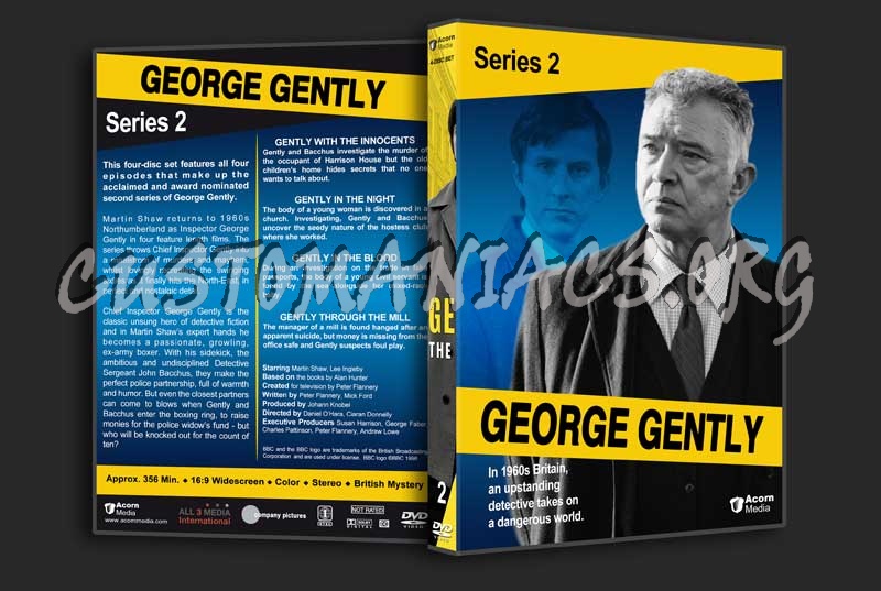 George Gently - The Complete Series (spanning spine) dvd cover