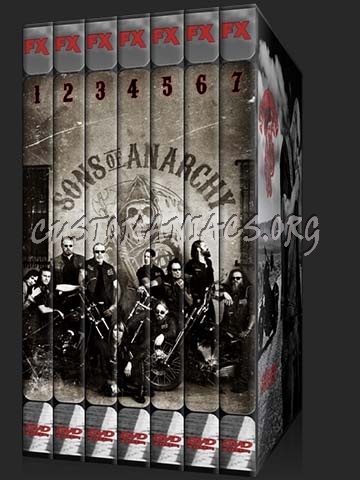 Sons of Anarchy - Full Series with Spine dvd cover