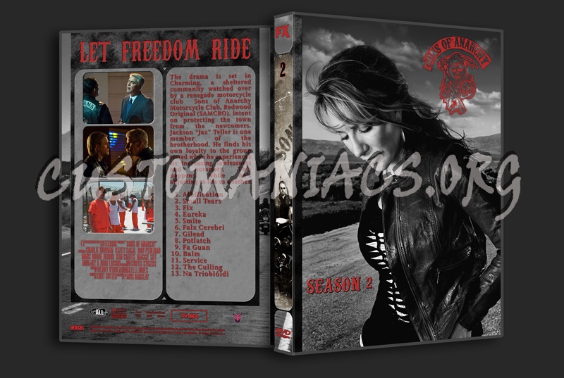 Sons of Anarchy - Full Series with Spine dvd cover