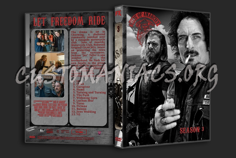 Sons of Anarchy - Full Series with Spine dvd cover