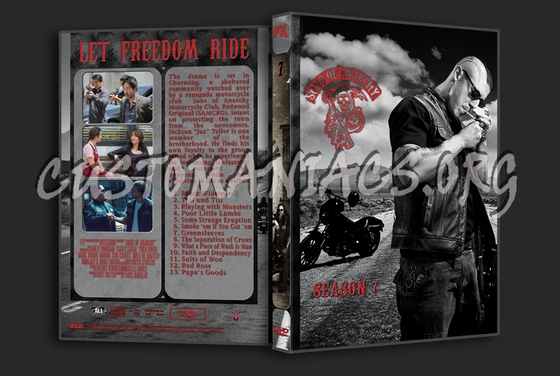 Sons of Anarchy - Full Series with Spine dvd cover