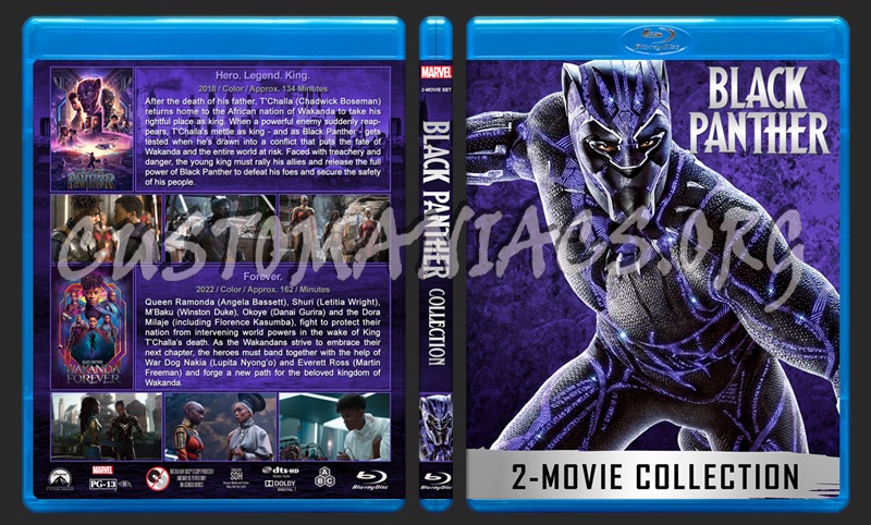 Black Panther Collection blu-ray cover