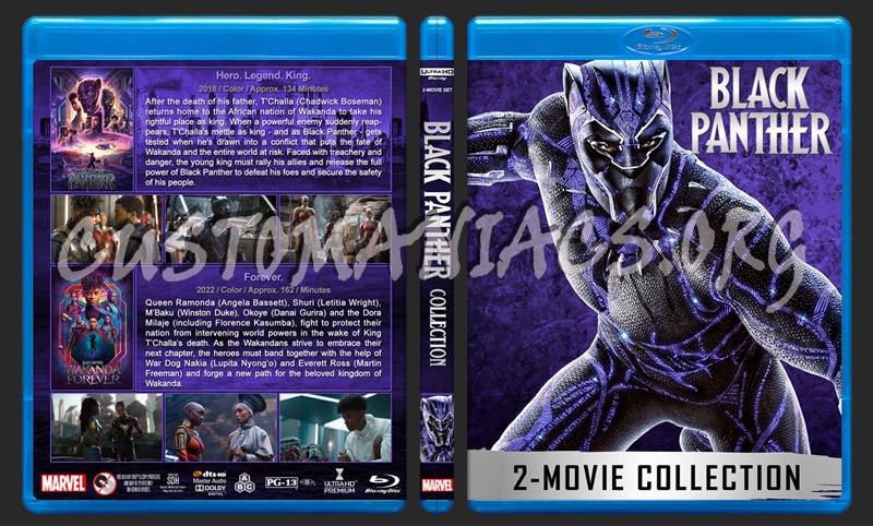 Black Panther Collection (4K) blu-ray cover