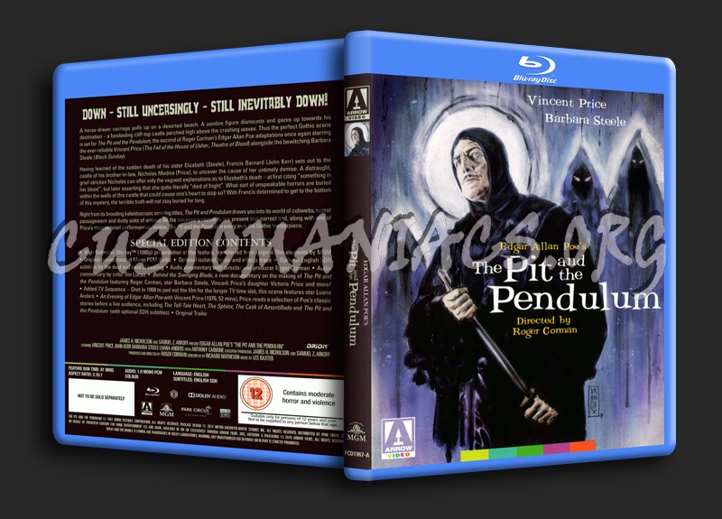 The Pit and the Pendulum blu-ray cover