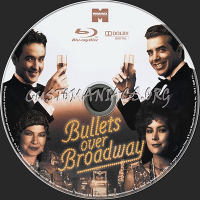 Bullets Over Broadway (1994) blu-ray label - DVD Covers & Labels by ...