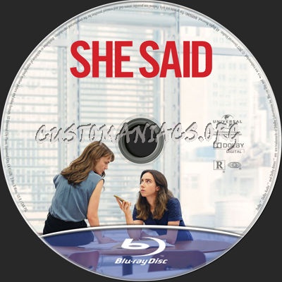 She Said (2022) blu-ray label