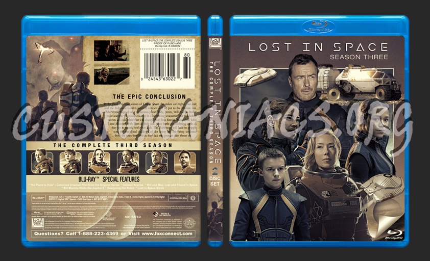 Lost in Space (Season 3) blu-ray cover