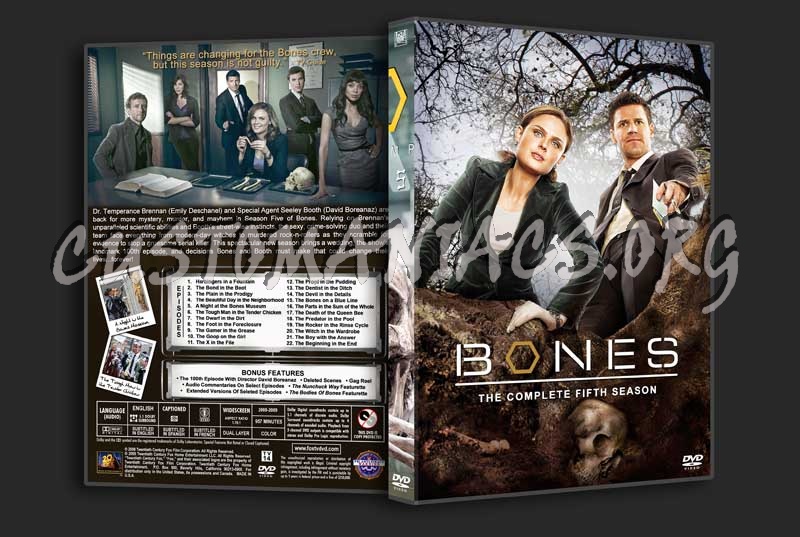 Bones - The Complete Series (spanning spine) dvd cover