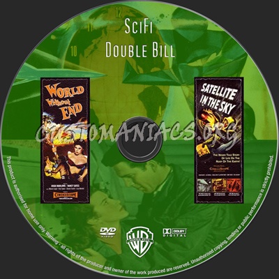 World Without End - Satellite in the Sky dvd label