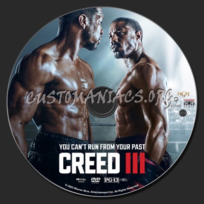 Creed III dvd label