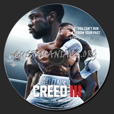 Creed III blu-ray label