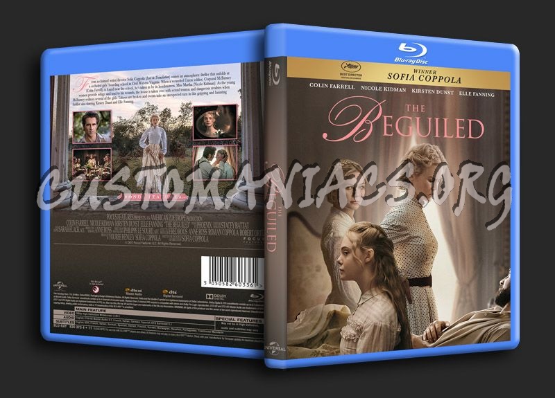 The Beguiled blu-ray cover