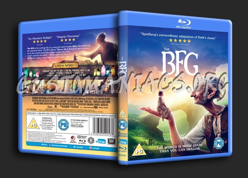 The BFG blu-ray cover