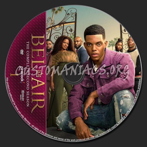 Bel Air Season 2 dvd label