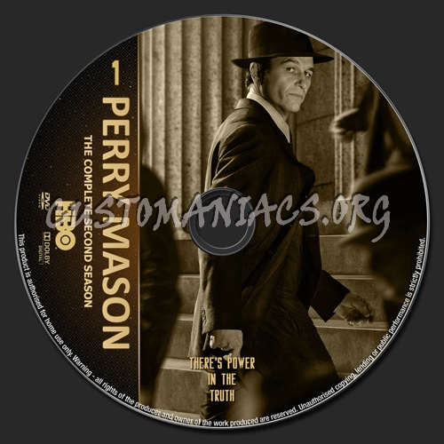 Perry Mason Season 2 dvd label