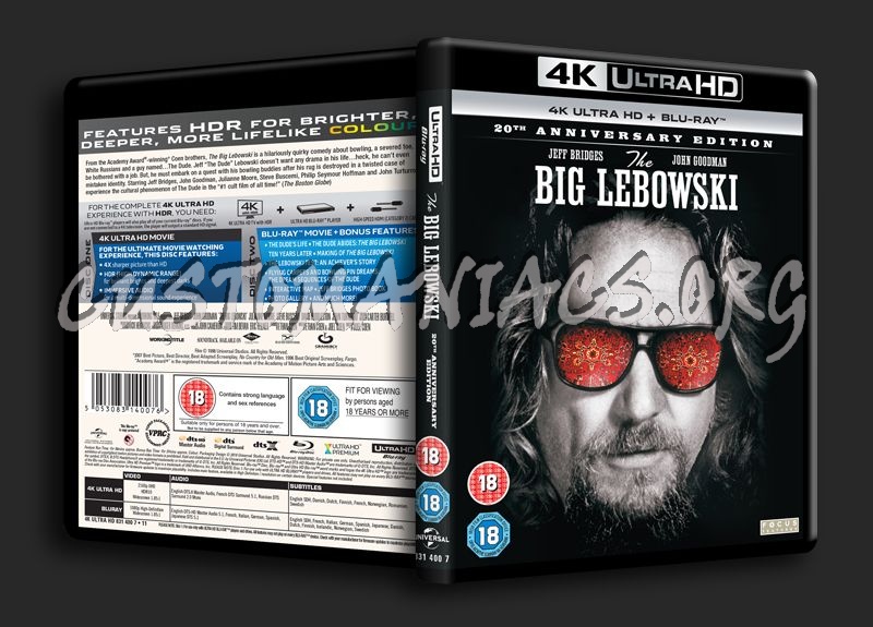 The Big Lebowski 4K blu-ray cover