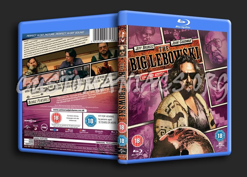 The Big Lebowski blu-ray cover