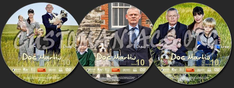 Doc Martin - Series 10 dvd label