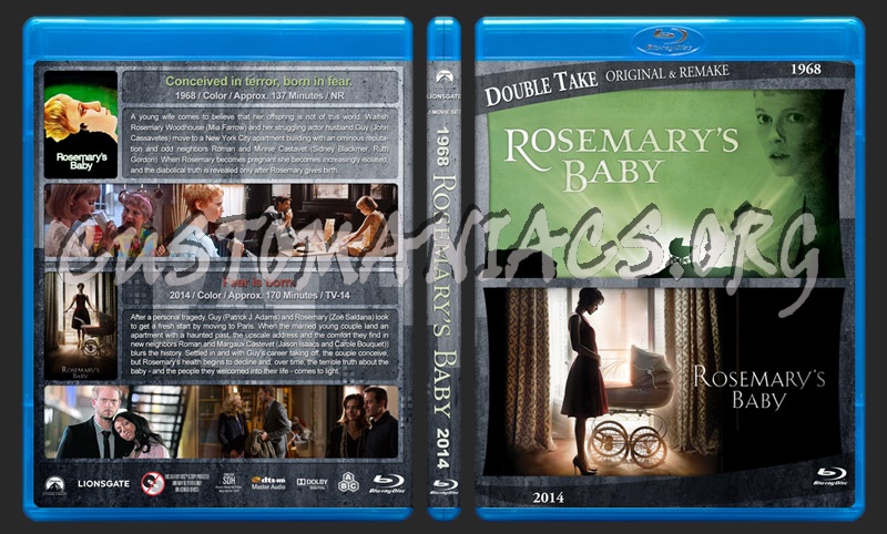 Rosemarys Baby Double Feature blu-ray cover