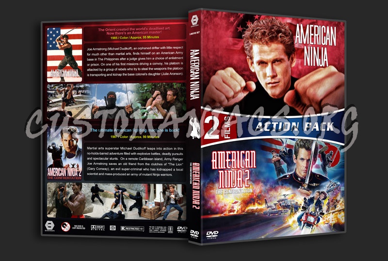 American Ninja Double Feature dvd cover