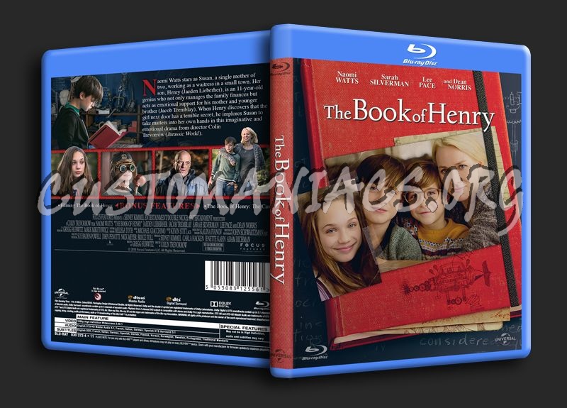 The Book of Henry blu-ray cover