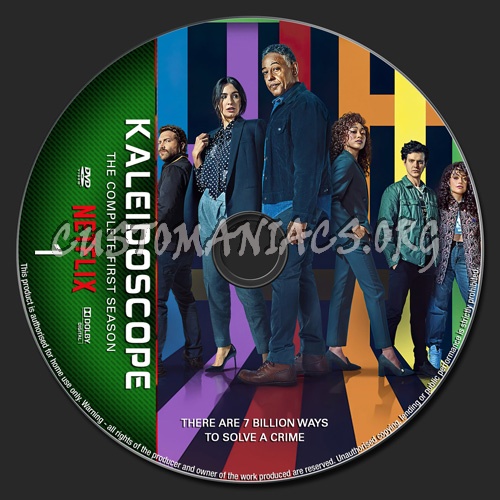 Kaleidoscope Season 1 dvd label