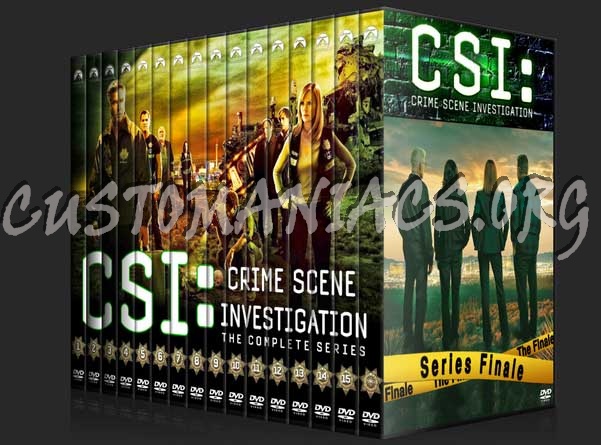 CSI : Crime Scene Investigation  - The Complete Series (spanning spine) dvd cover