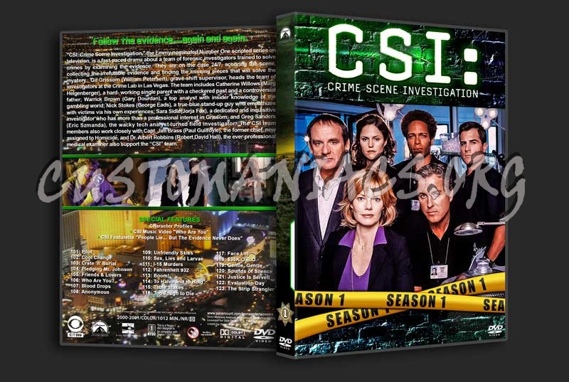 CSI : Crime Scene Investigation  - The Complete Series (spanning spine) dvd cover