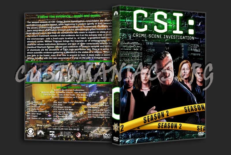 CSI : Crime Scene Investigation  - The Complete Series (spanning spine) dvd cover