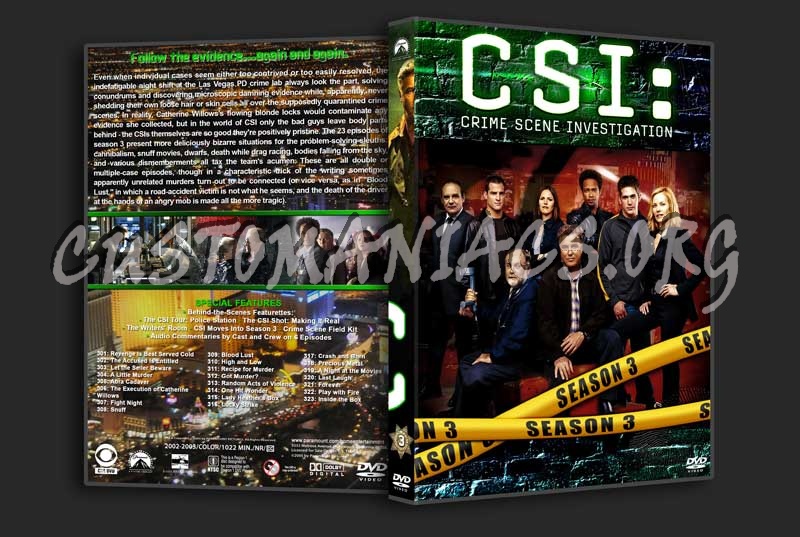 CSI : Crime Scene Investigation  - The Complete Series (spanning spine) dvd cover